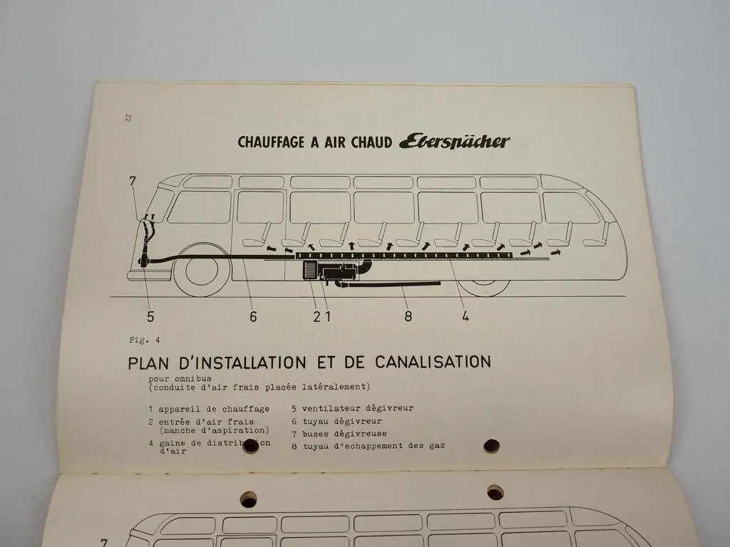 Eberspächer X7 X10 X12 Apparail de chauffage et de ventilation 1960