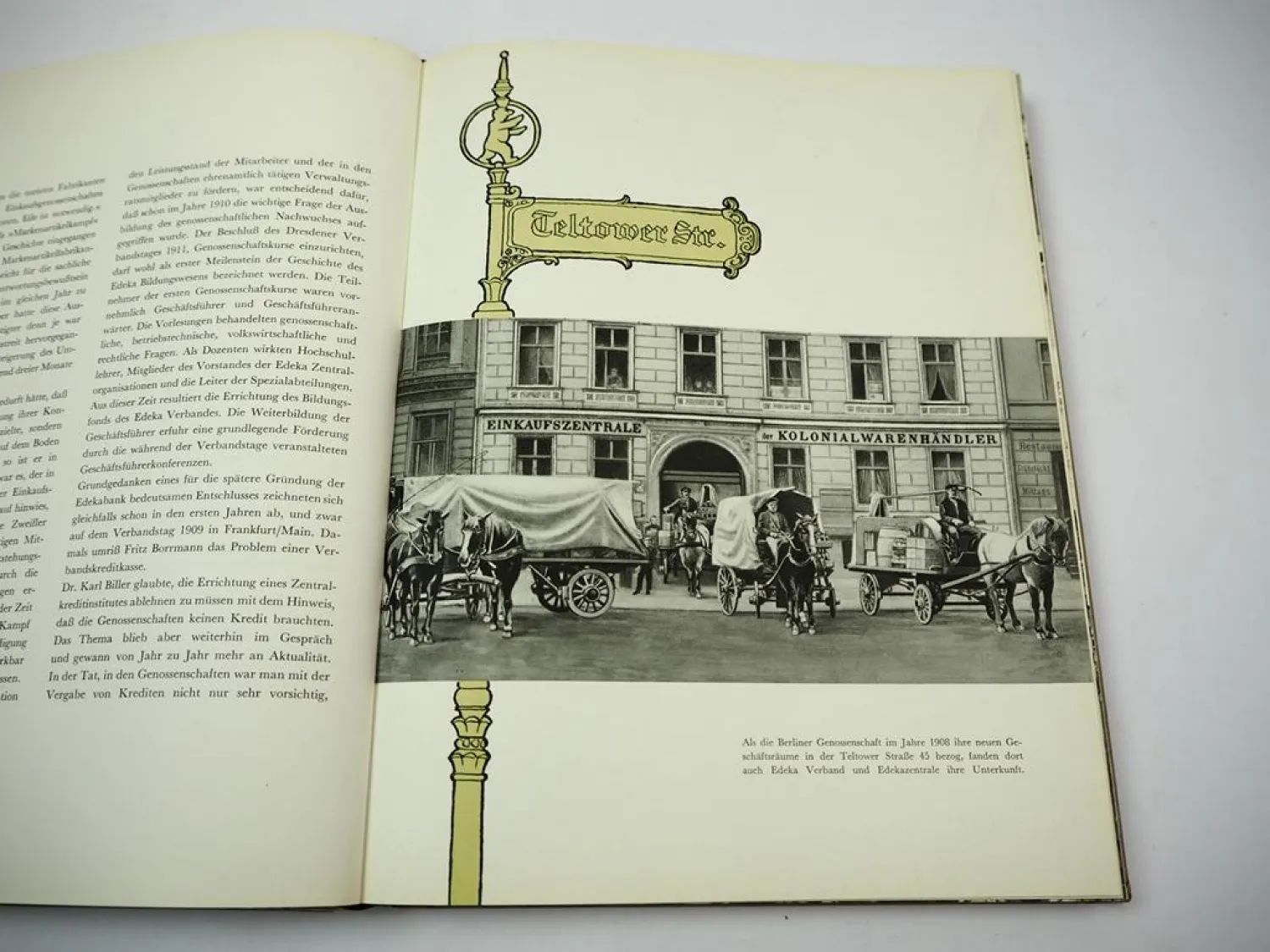 Edeka Firmengeschichte Chronik Jubiläum 50 Jahre 1907 - 1957