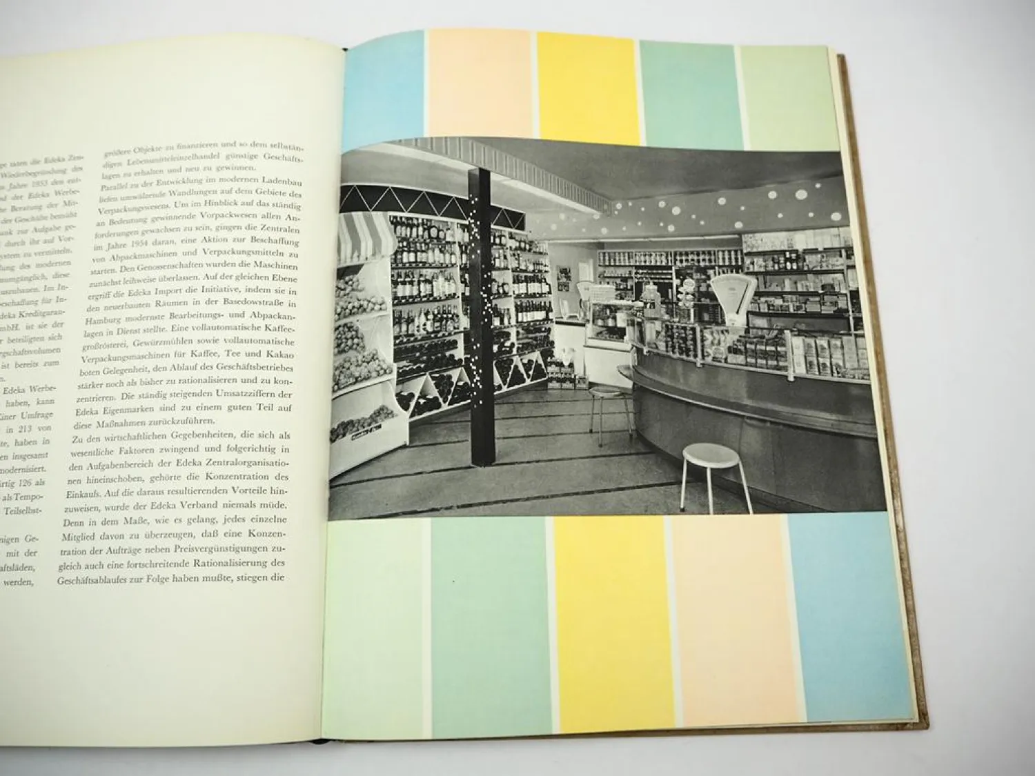 Edeka Firmengeschichte Chronik Jubiläum 50 Jahre 1907 - 1957