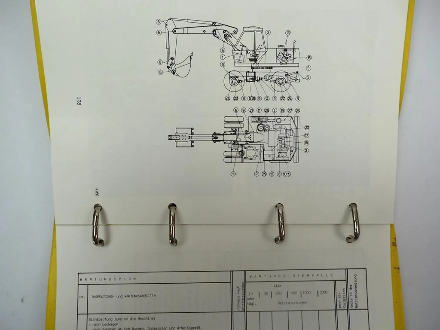 Eder M815 Hydraulikbagger Betriebsanleitung Bedienung Wartung