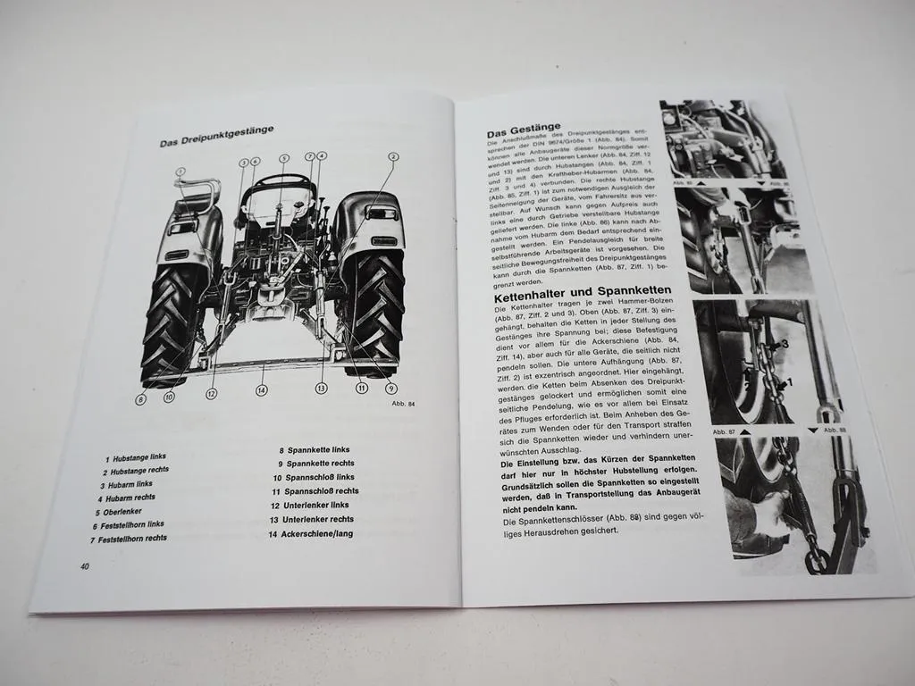 Eicher 3009 Tiger 2 Schlepper Betriebsanleitung 1968