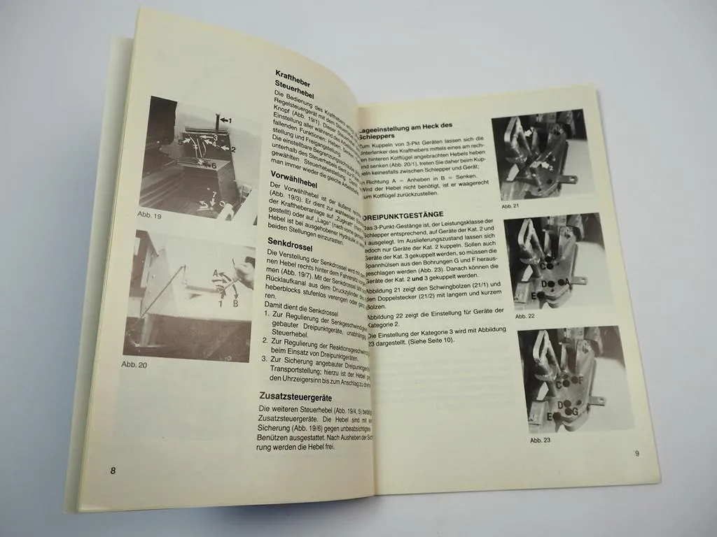 Eicher 3108E 3125E 3145E Betriebsanleitung & Wartung 1983