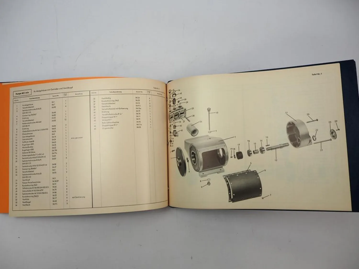Eicher Landmaschinen Drillmaschine Aufsatzspritze Ersatzteilliste 1967