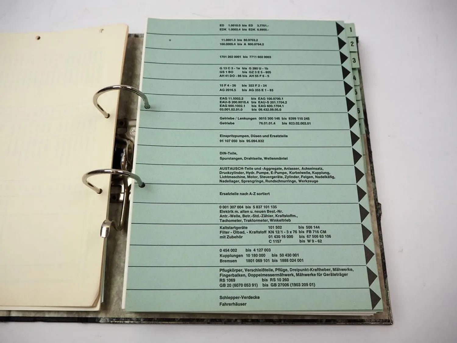 Eicher Landtechnik zB. Tiger Königstiger Mammut Wotan Ersatzteil-Preisliste 1973