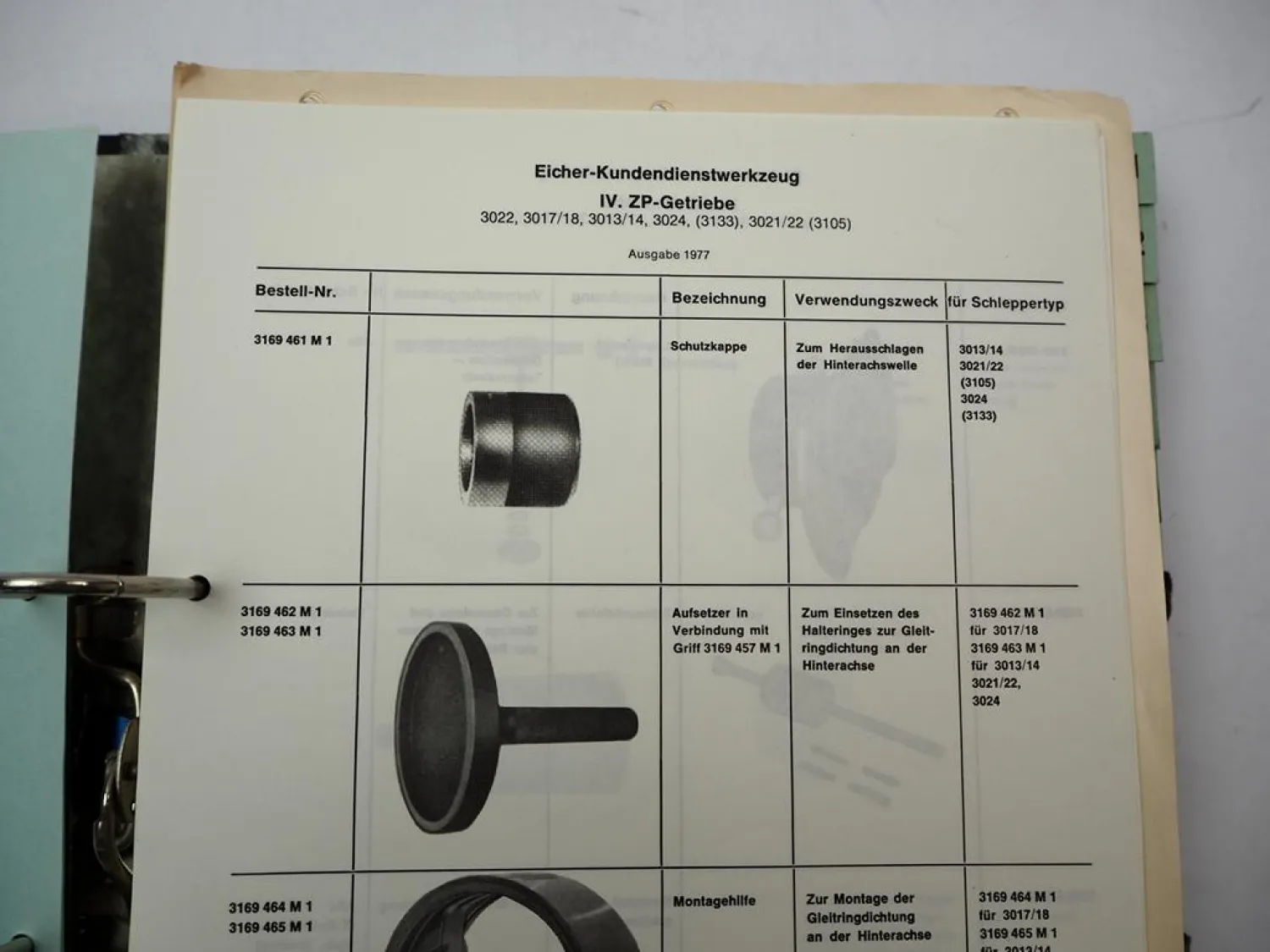 Eicher Landtechnik zB. Tiger Königstiger Mammut Wotan Ersatzteil-Preisliste 1973