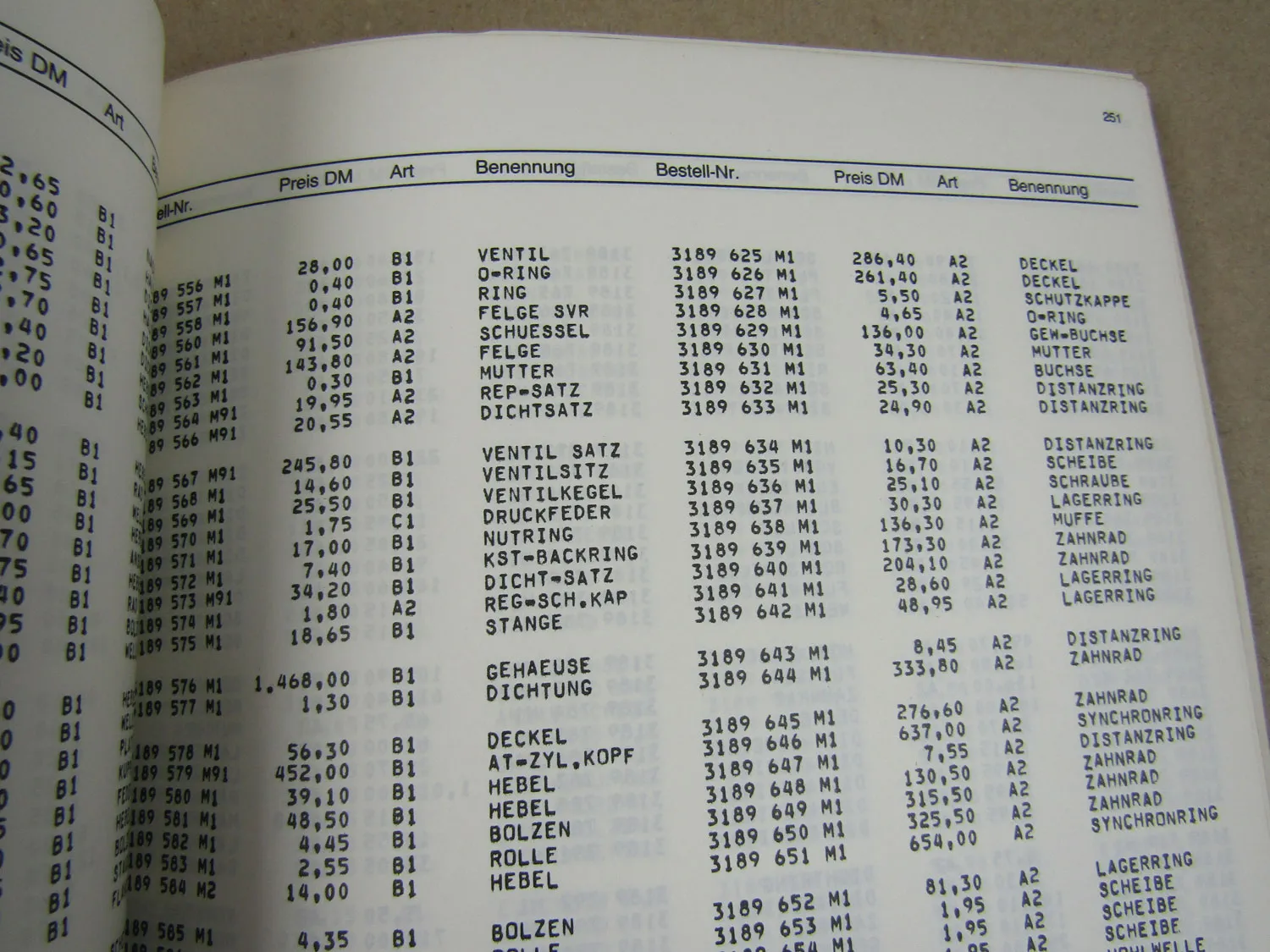 Eicher + Perkins Ersatzteil-Preisliste Preisliste 4/1982
