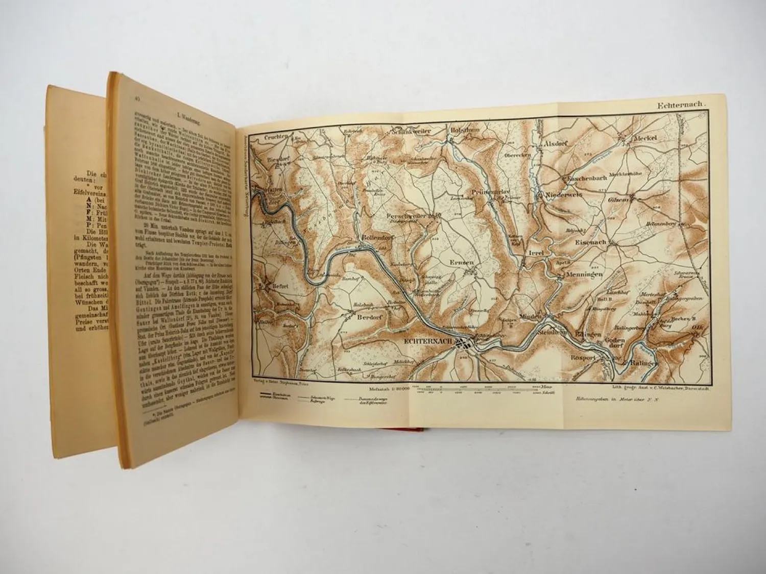 Eifelverein Eifel Wanderrouten mit Karten 1899 Trier Verlag H. Stephanus