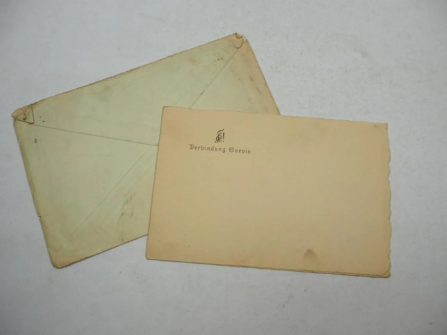 Einladung 21. Stiftungsfest Studentenverbindung Suevia Stuttgart Esslingen 1921