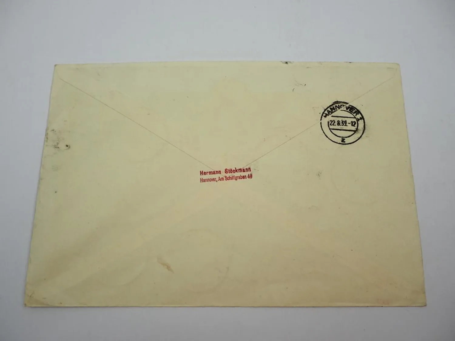Einschreiben mit Briefmarken Stempel Königsberg Ostpreußen Deutsche Ostmesse 1939