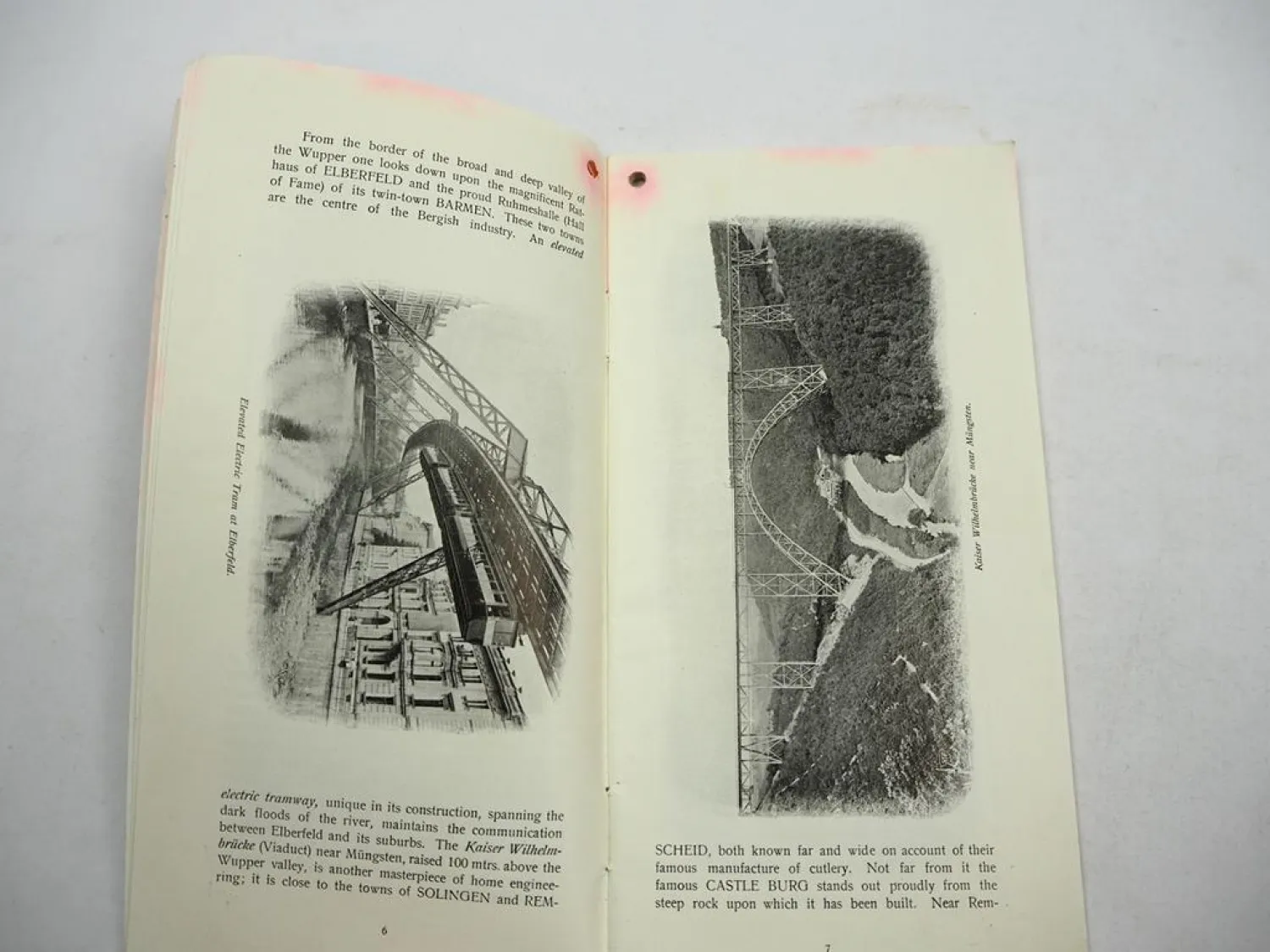 Eisenbahn Official Guide of the German Railways Bahn Direktion Altona ca. 1900