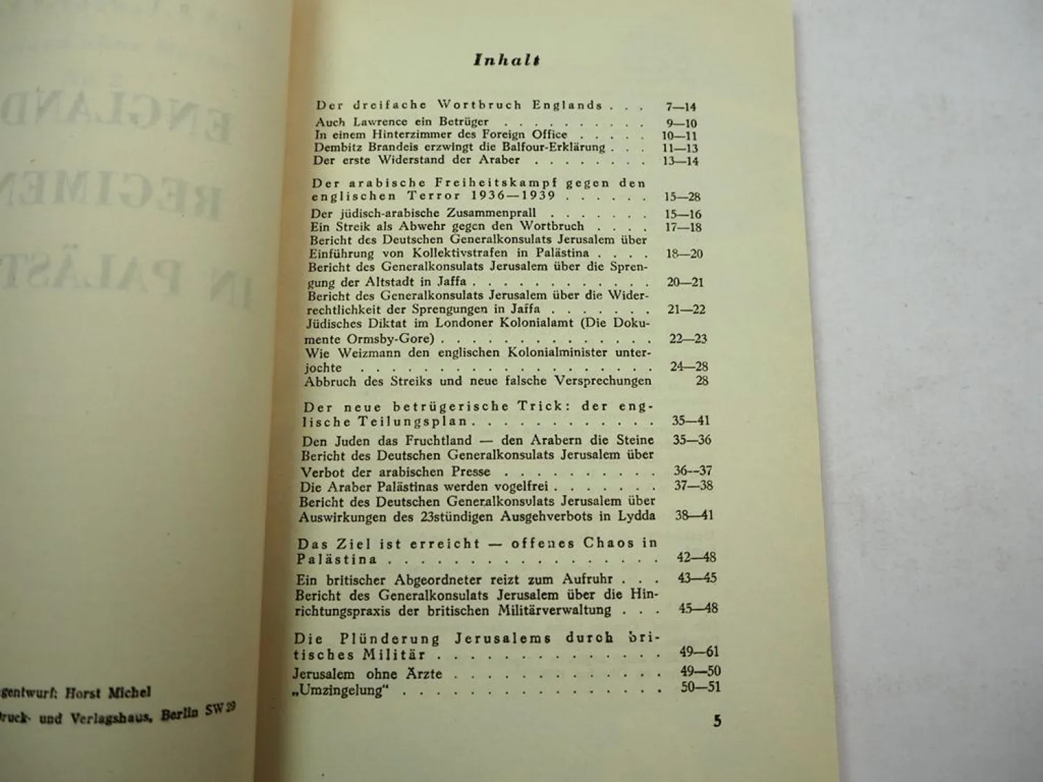 Englands Regiment in Palästina Gert Winsch 1940 Berlin
