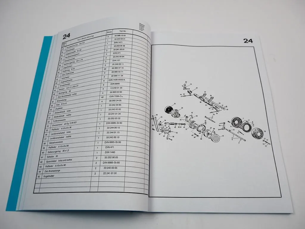 Ersatzteilkatalog Kramer KL400 Ersatzteilliste ca. 1967