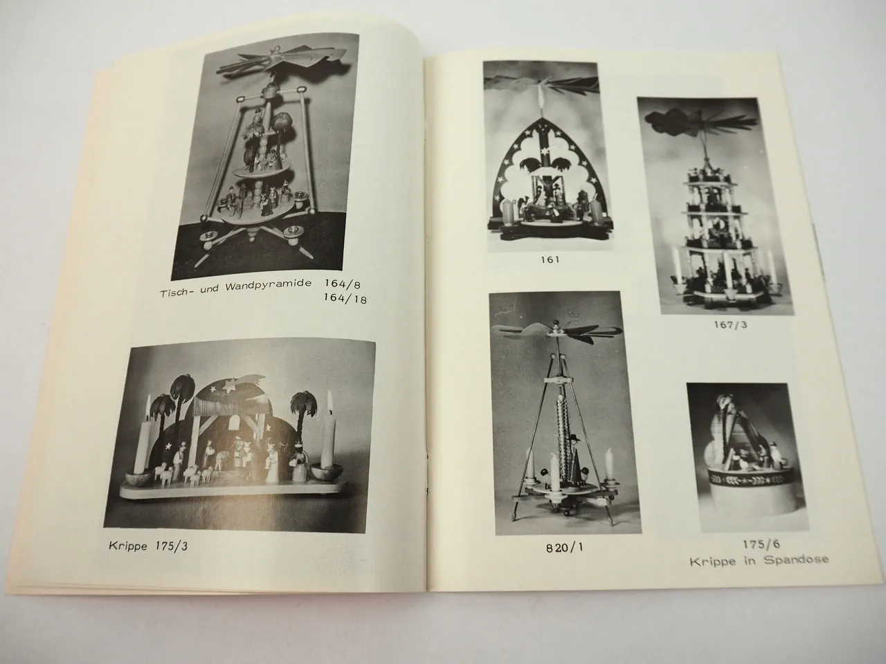 Erzgebirge Holzwaren Advent Weihnachten Kunstgewerbe Lutherer Süchteln 1968