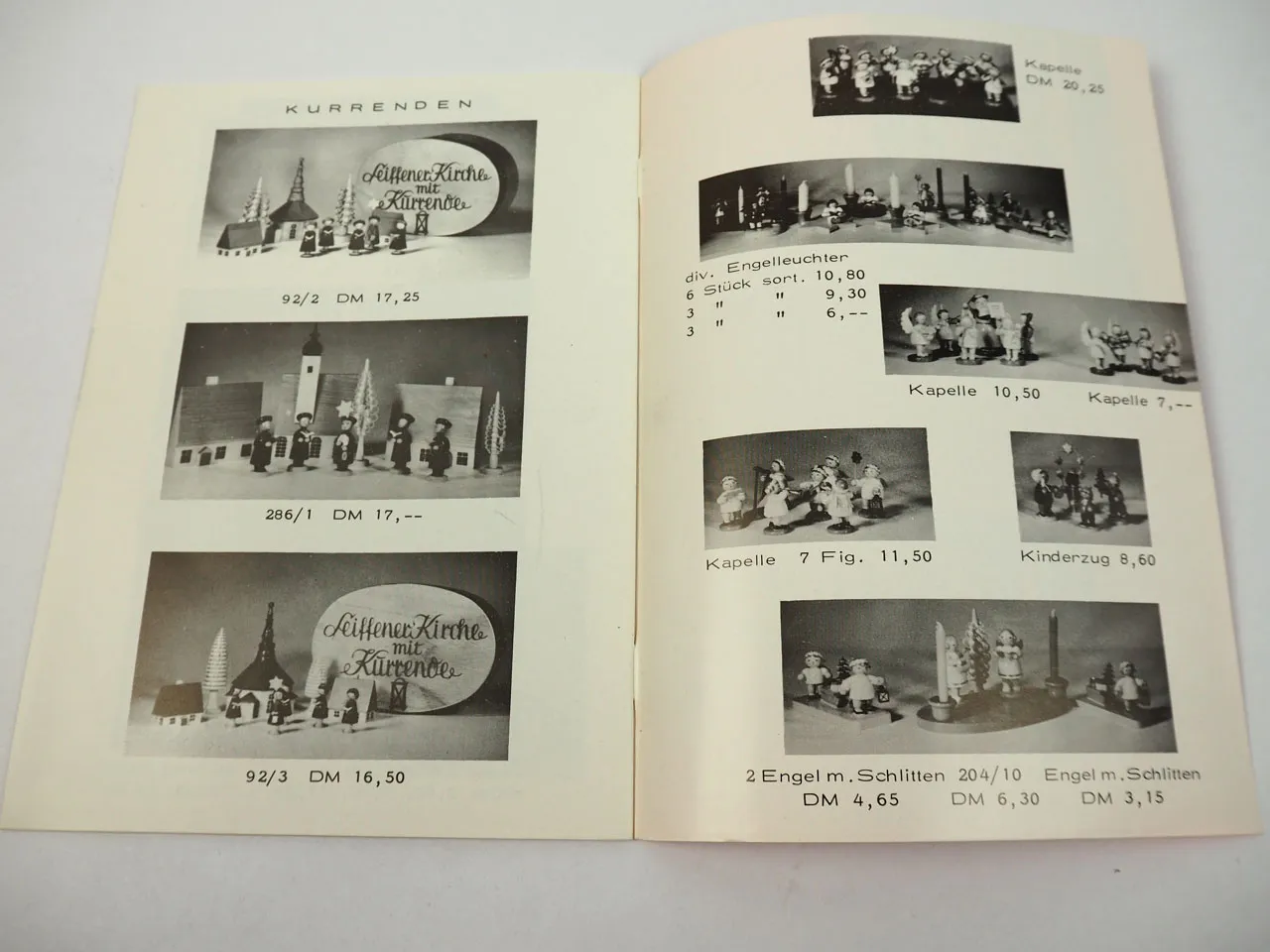 Erzgebirge Holzwaren Advent Weihnachten Kunstgewerbe Lutherer Süchteln 1968