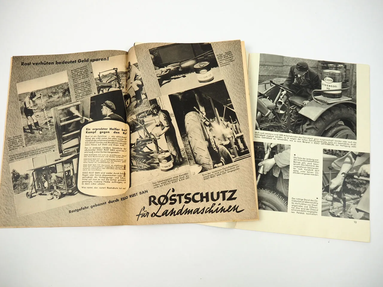 ESSO Ratgeber Schlepper Pflege und Landkurier 1951