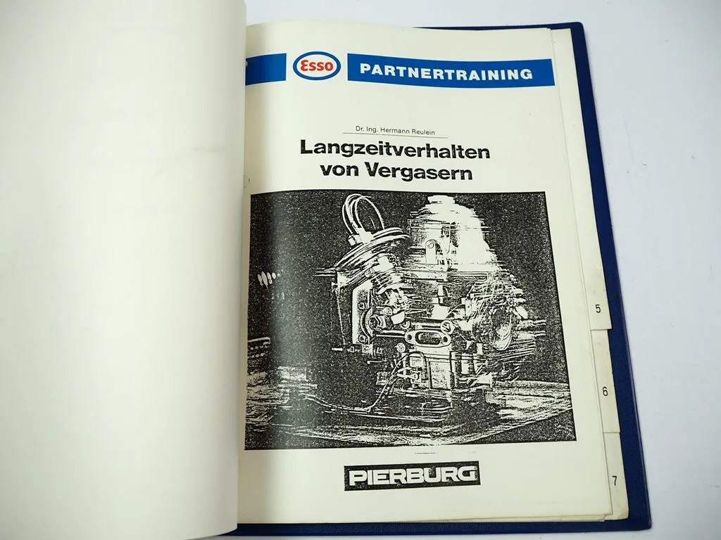 Esso System Diagnose Technische Information & Technisches Training Motortechnik