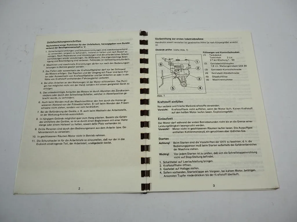 Eumot Mehrzweckgerät H 750 Betriebsanleitung Ersatzteilliste