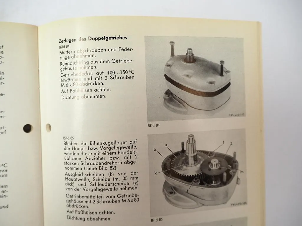 F&S Sachs KM914 A Wankelmotor Werkstatthandbuch Reparaturanleitung 1970