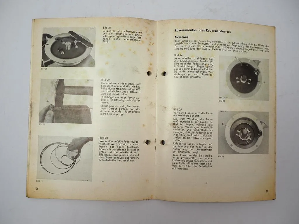 F&S Sachs Stamo 30 Motor Werkstatthandbuch Reparaturanleitung 1964