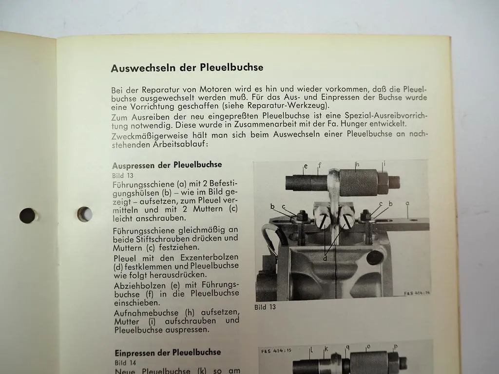 F&S Sachs Stamo 76 RM Motor für Rasenmäher Werkstatthandbuch Reparatur 1966
