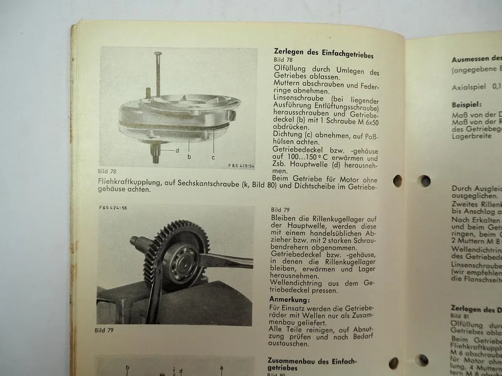 F&S Sachs Stamo ST 76 96 Motor Reparaturanleitung Werkstatthandbuch 1970