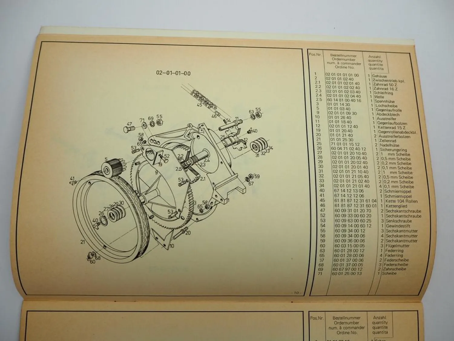 Fähse Monozentra Serie 77 Sämaschine Betriebsanleitung Ersatzteilliste