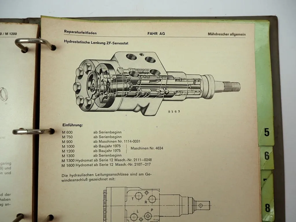 Fahr M 66 88 1000 - 1600 Mähdrescher Reparaturanleitung Werkstatthandbuch