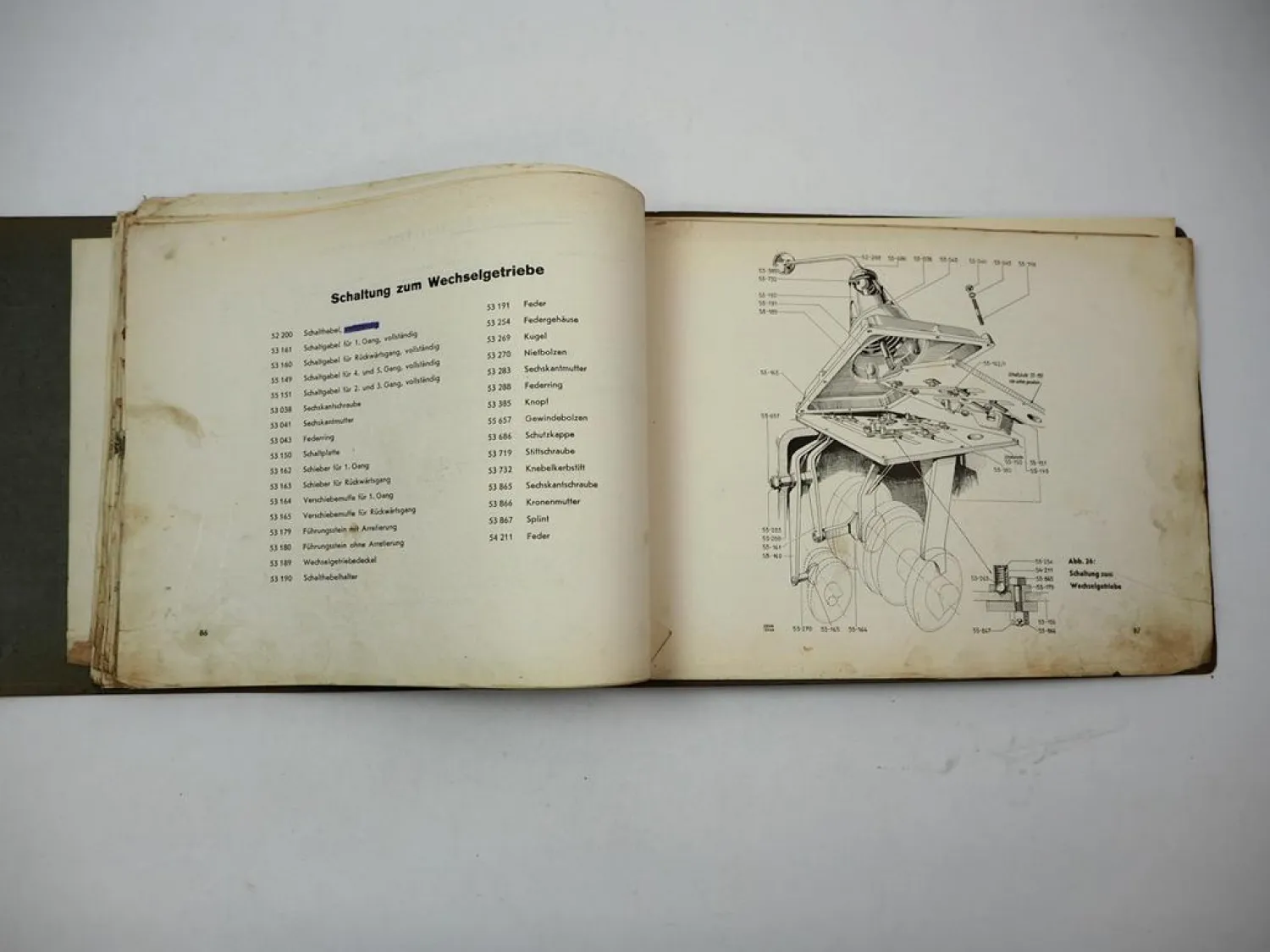 Fahr T22 Schlepper Betriebsanleitung Ersatzteillliste 1930/40er unvollständig