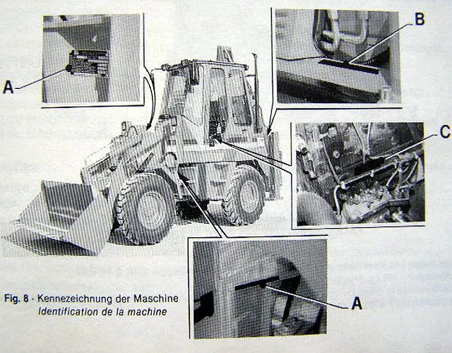 Fai 585 595 Schaufellader Betriebsanleitung / Wartung