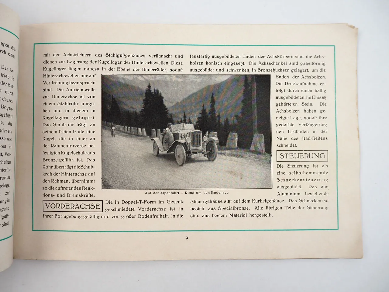 Faun 6/24 PS Personenwagen Beschreibung Technische Daten ca. 1925 Nürnberg