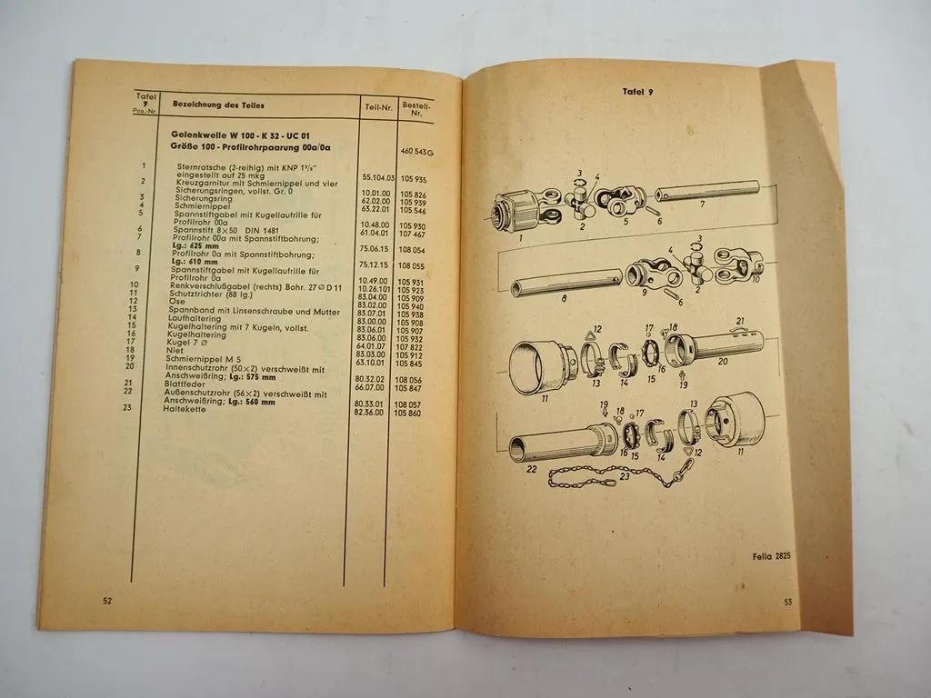 Fella TH4DN Turboheuer System Krüger Bedienungsanleitung Ersatzteilliste 1967
