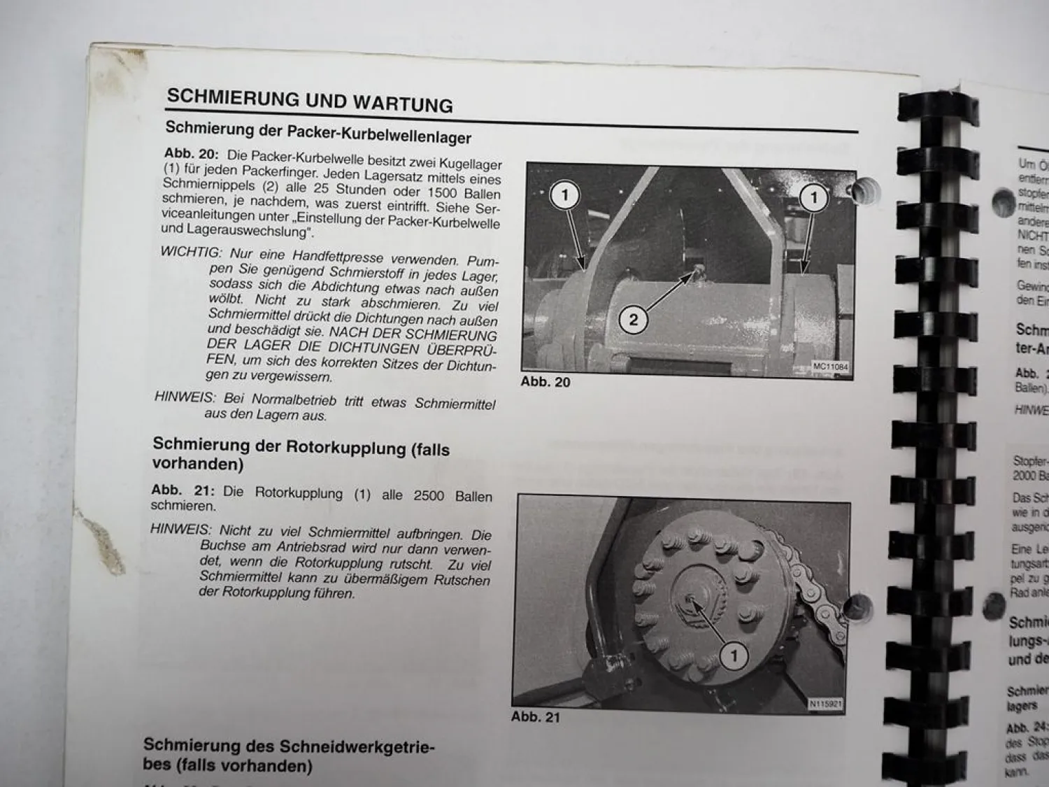 Fendt 1270N 1270S CE Ballenpresse 70x120 Betriebsanleitung Elektronik 2008
