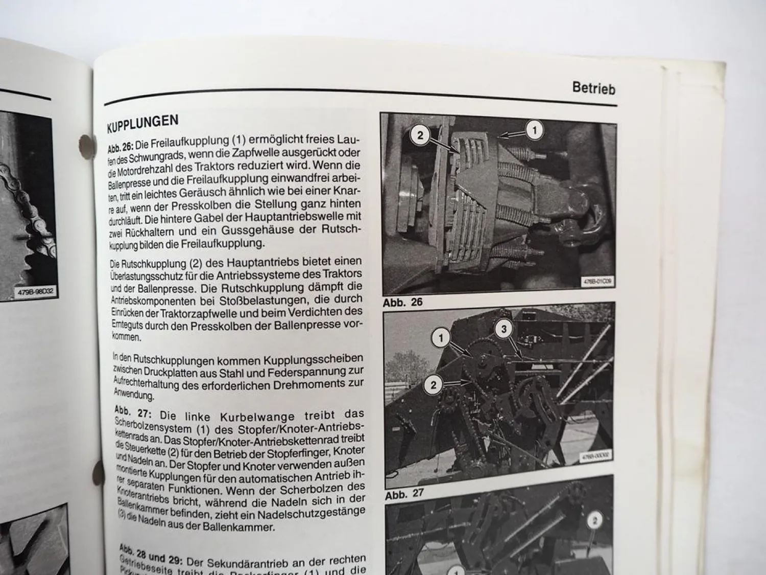 Fendt 1290 1290S Quaderballenpresse Betriebsanleitung Wartung Elektronik 2002/03