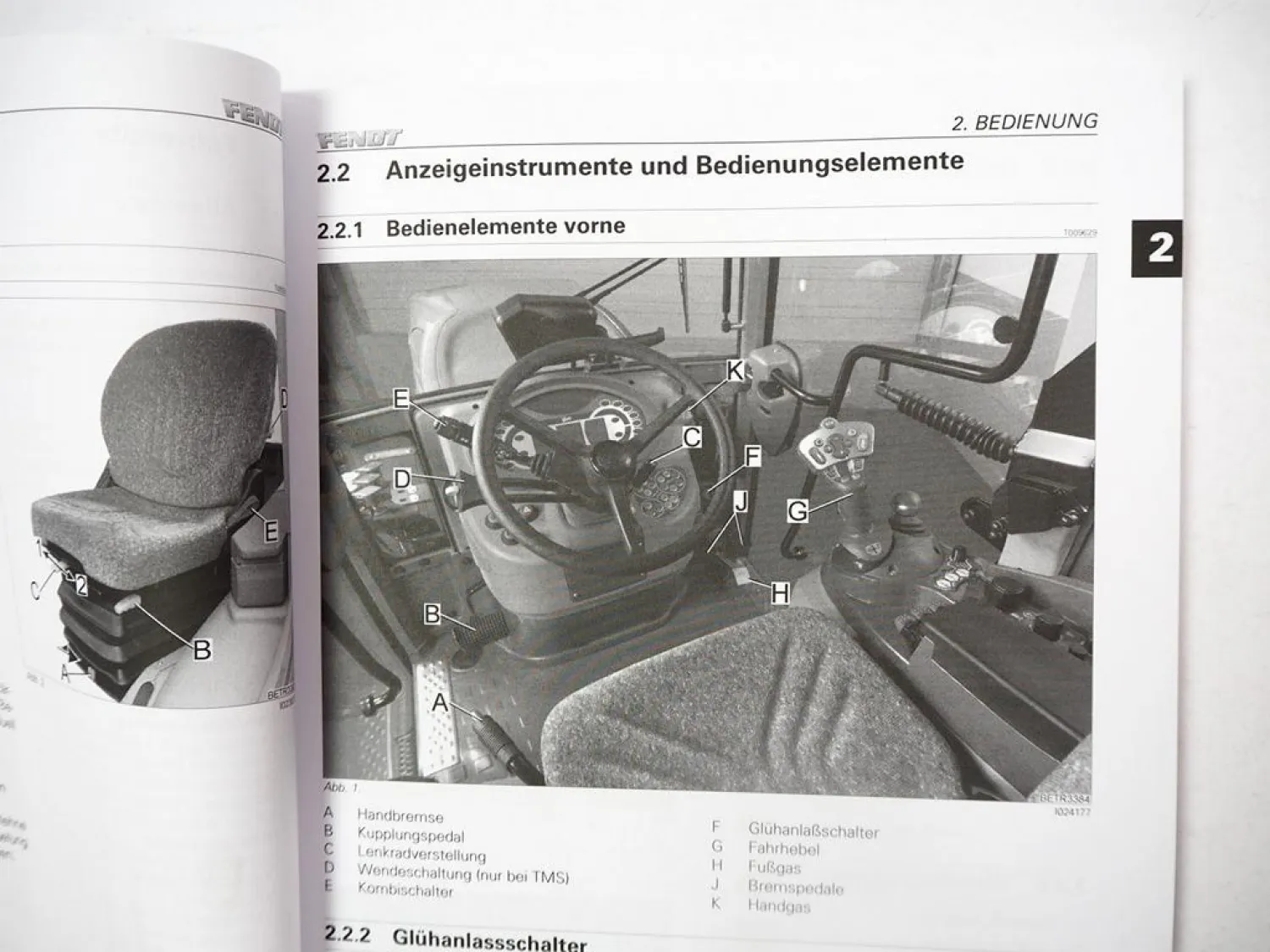 Fendt 207 208 209 210 211 V F P Vario Betriebsanleitung Bedienung Wartung 2013