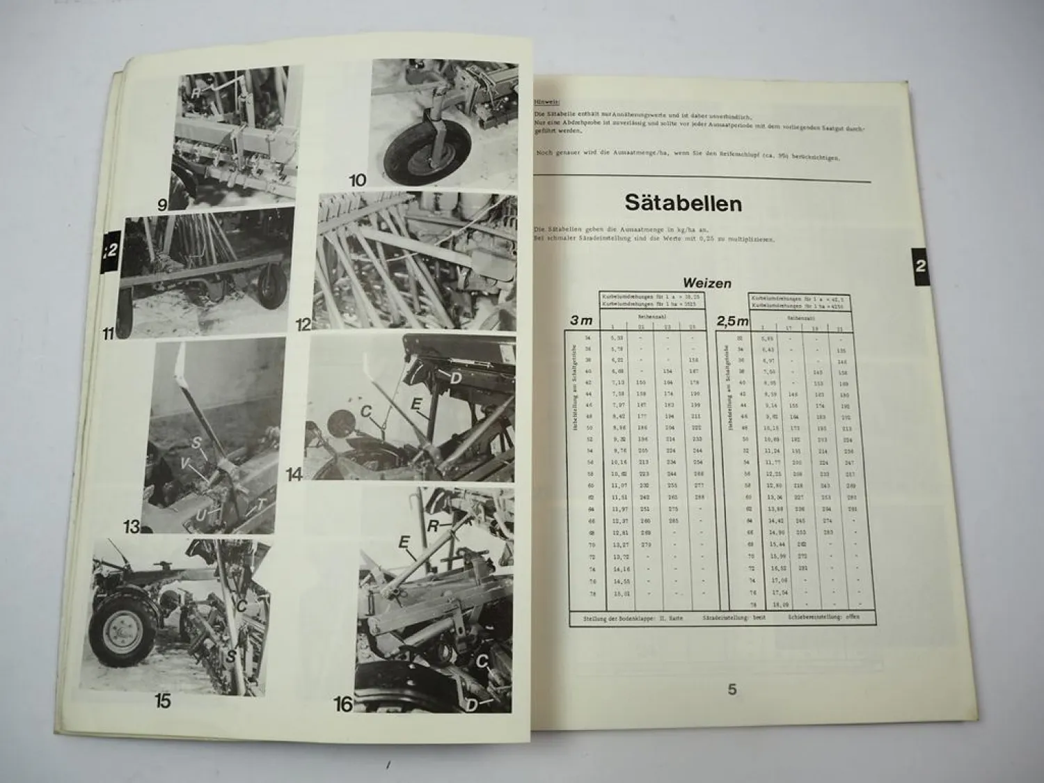 Fendt 231 250 255 275 GT Geräteträger Arbeitsgeräte Betriebsanleitung 1982