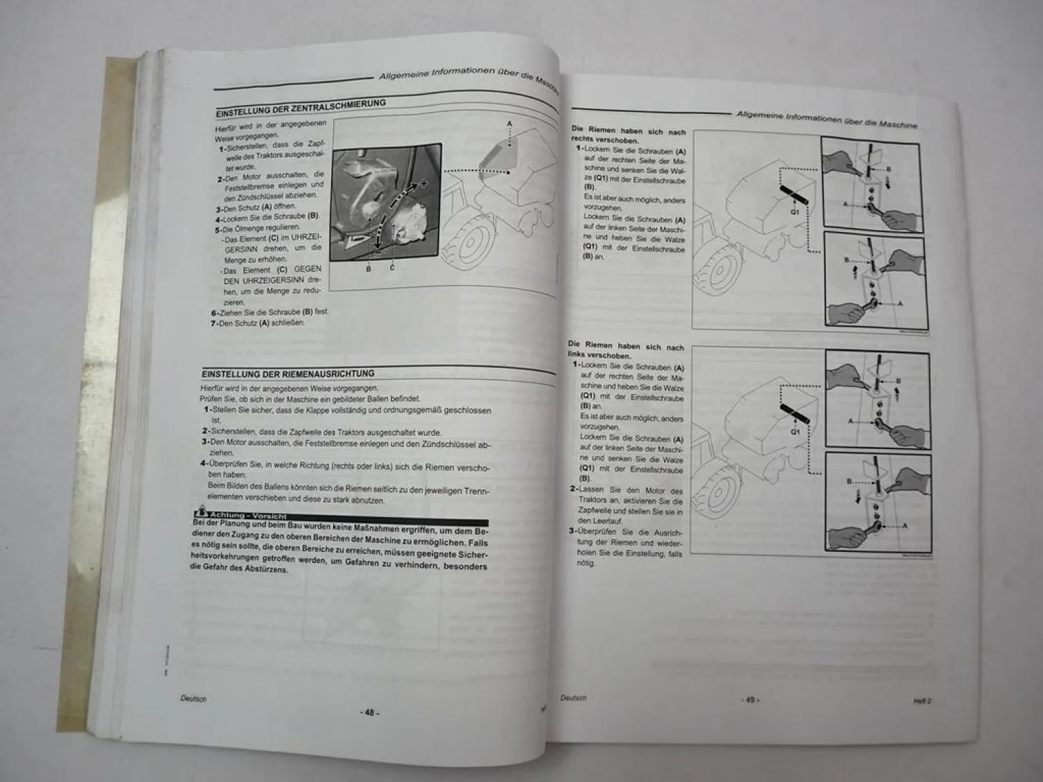 Fendt 2600 2900 Series II Pickup Presse Rundballen Betriebsanleitung 2009