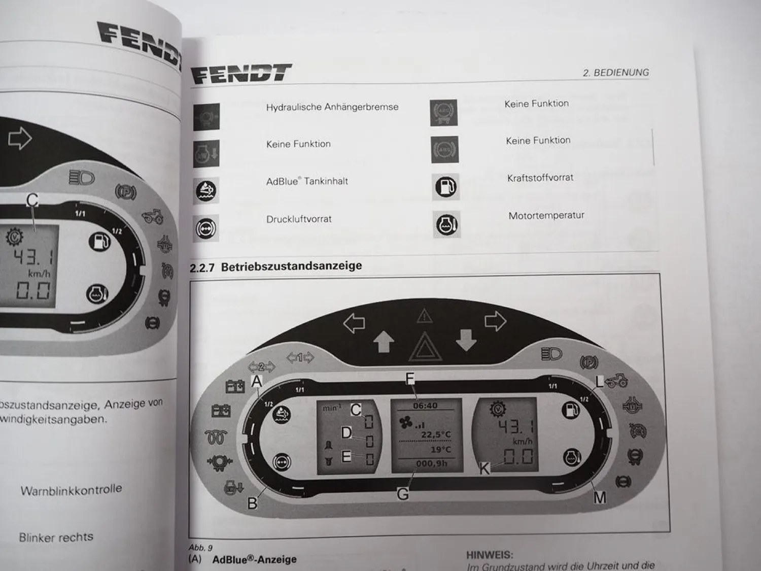 Fendt 310 311 312 313 Vario S4 Profi Betriebsanleitung Wartung Varioterminal