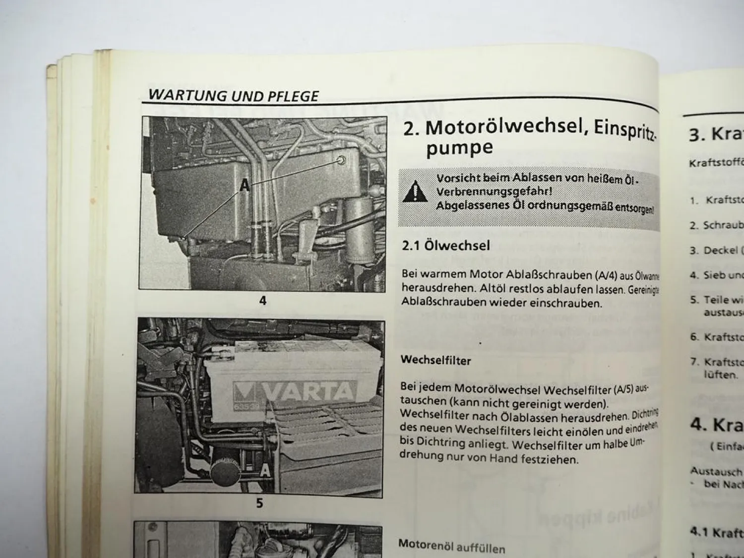 Fendt 390 GTA 395 GTA GHA Geräteträger Betriebsanleitung Bedienung Wartung 1991