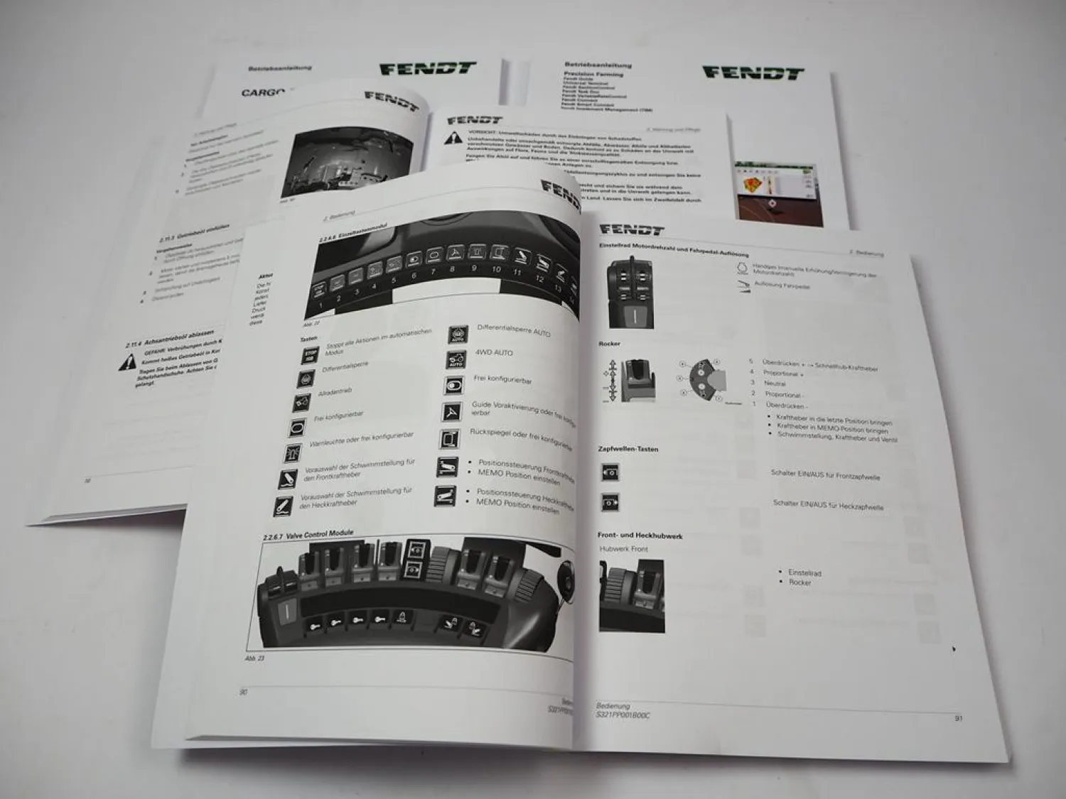 Fendt 512 513 514 516 Vario Gen3 Precision Farming Betriebsanleitung 2021/22