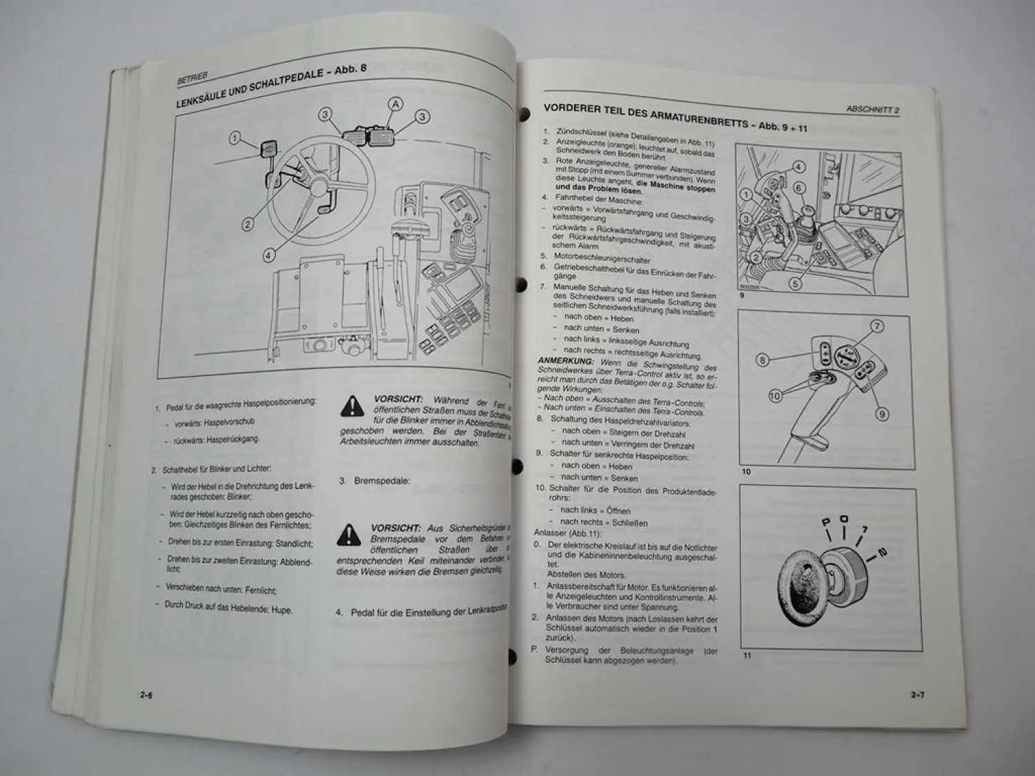 Fendt 5220 5250 6250 E Mähdrescher Betriebsanleitung Bedienung Wartung 2005