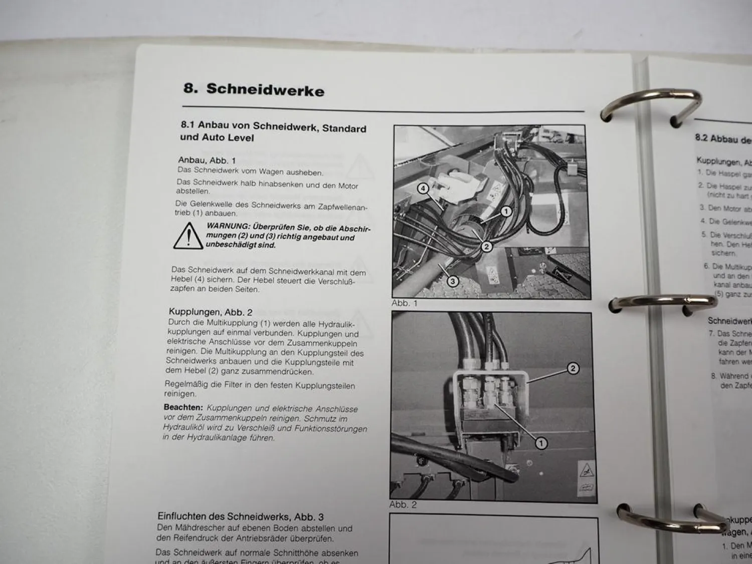 Fendt 5250 8300 8350 Mähdrescher Betriebsanleitung Bedienung Wartung 2004
