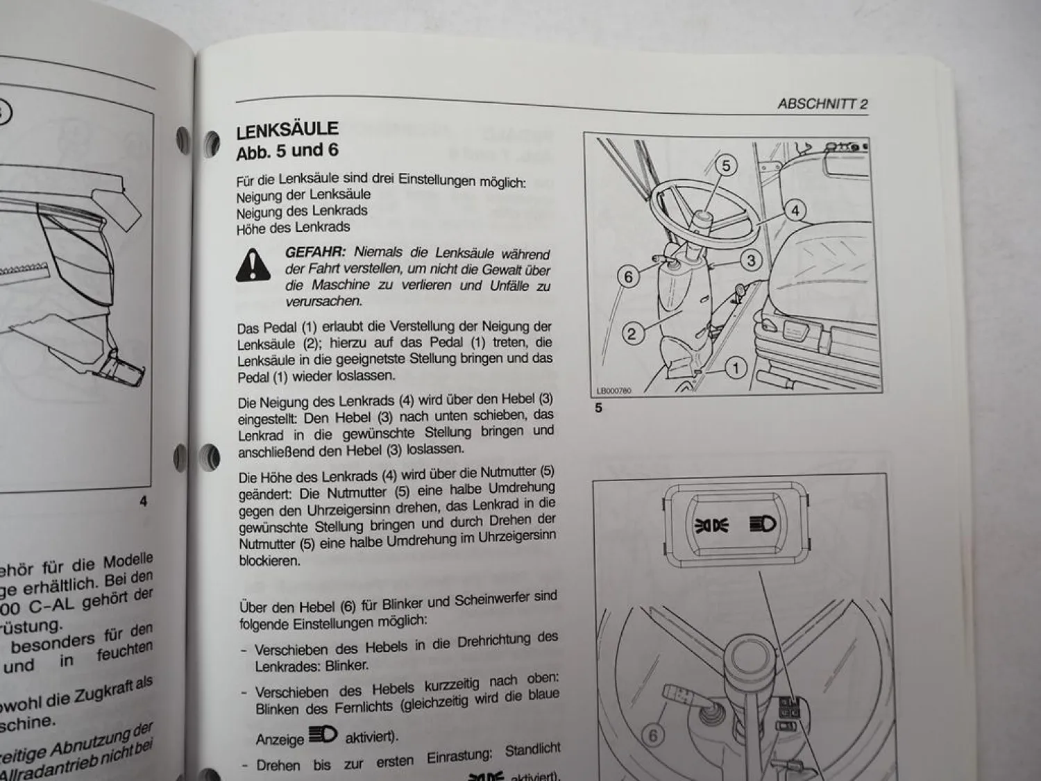 Fendt 5270 6300 C C-AL Mähdrescher Betriebsanleitung Bedienung Wartung 2006