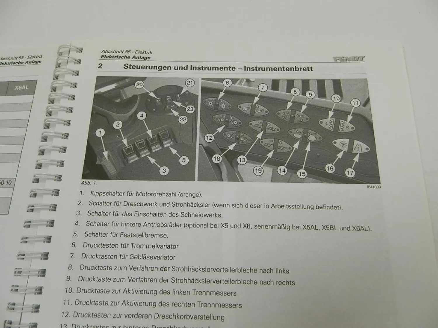 Fendt 5275 6335 C PL Mähdrescher Schaltplan Elektrik Hydraulik Schulung 2013