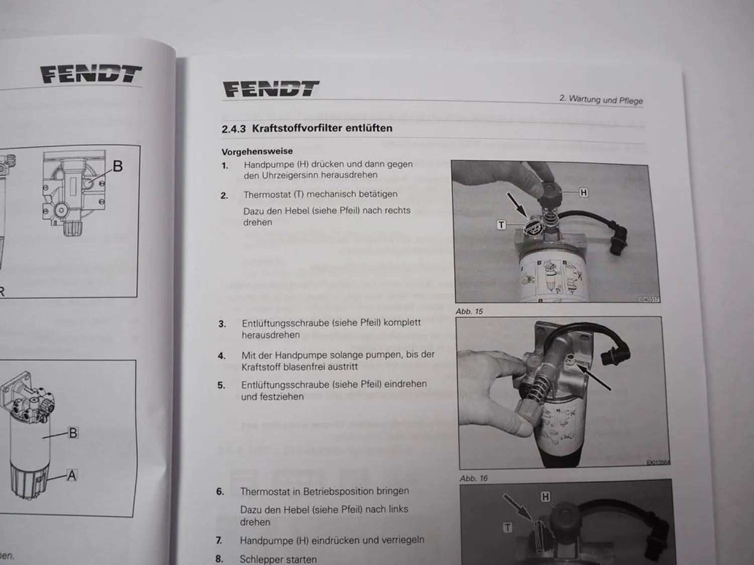 Fendt 714 716 718 720 722 724 Vario Gen6 Betriebsanleitung Wartung 2022
