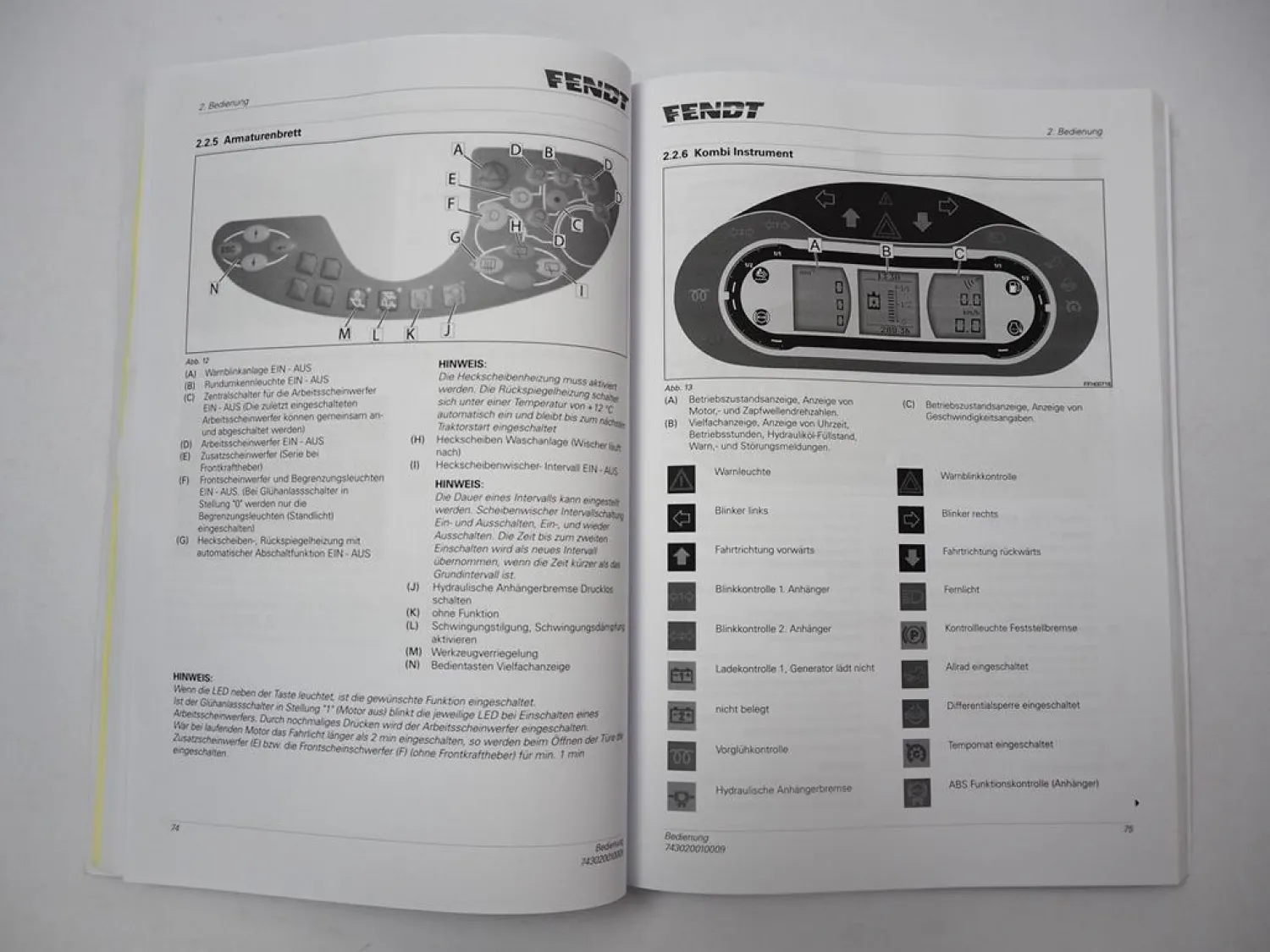 Fendt 714 716 718 720 722 724 Vario S4 Profi ProfiPlus Betriebsanleitung 2020