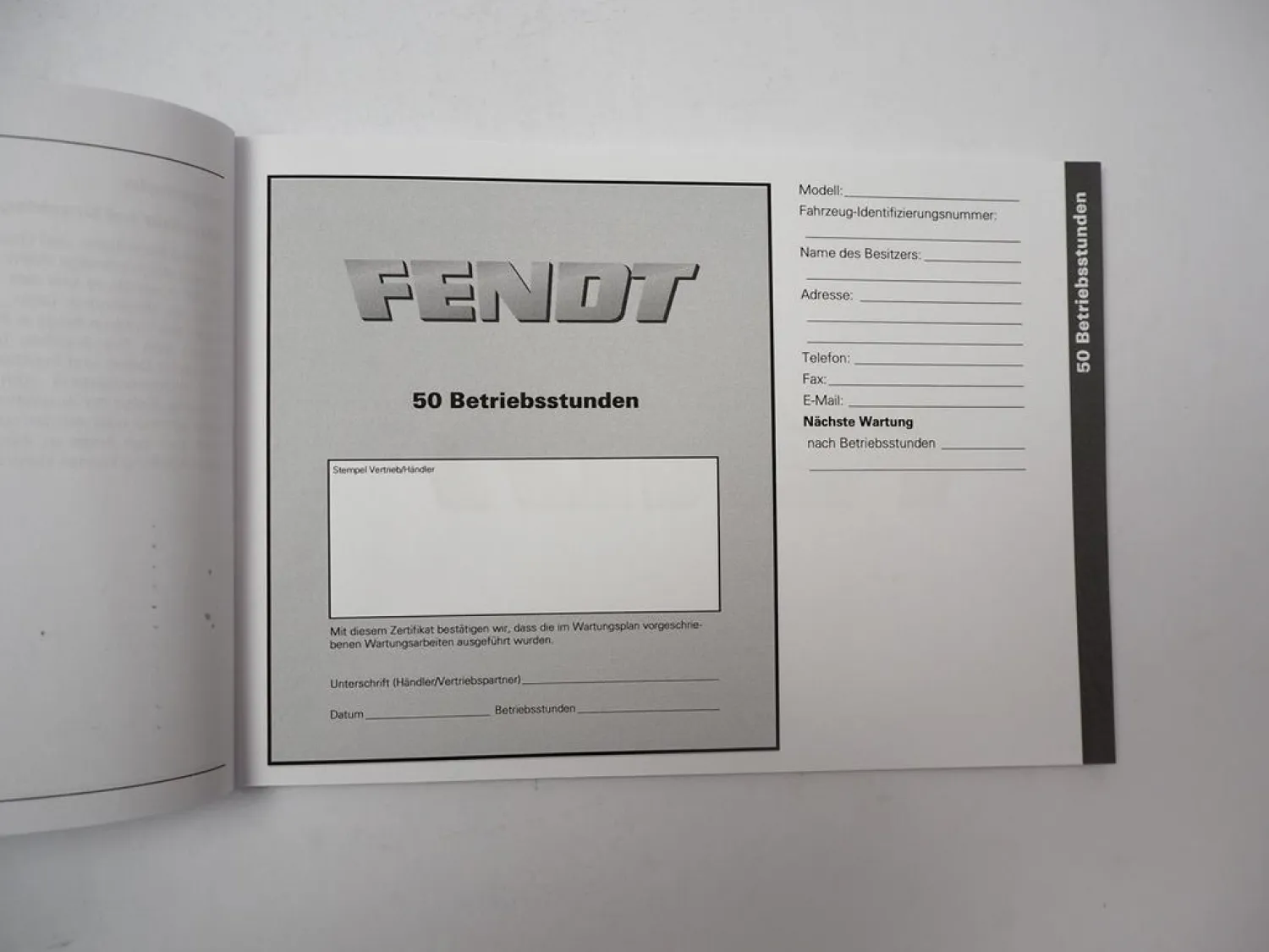 Fendt 714 716 718 720 722 724 Vario Traktor Betriebsanleitung Bedienung 2012