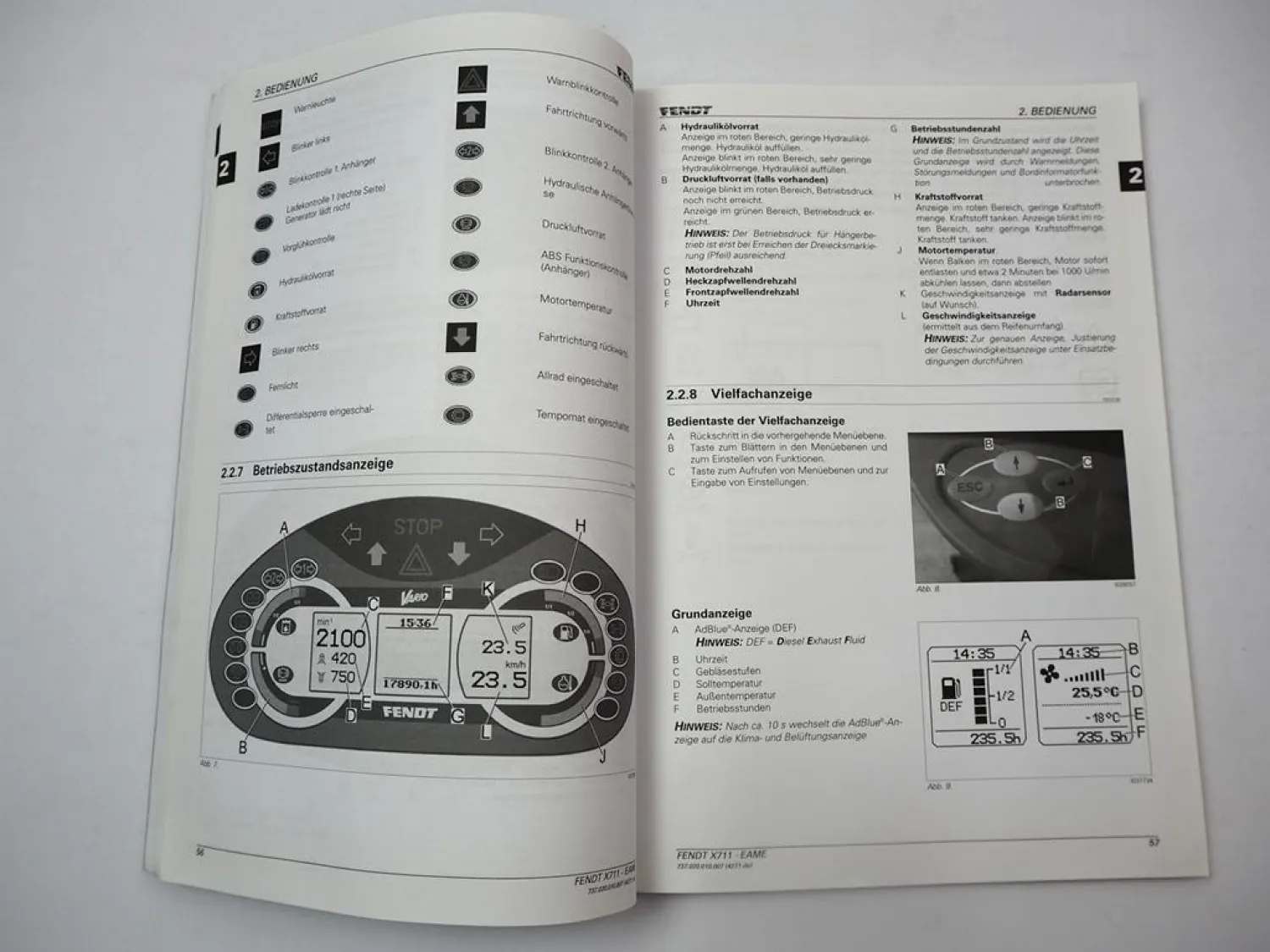 Fendt 714 716 718 720 722 724 Vario Traktor Betriebsanleitung Bedienung 2014