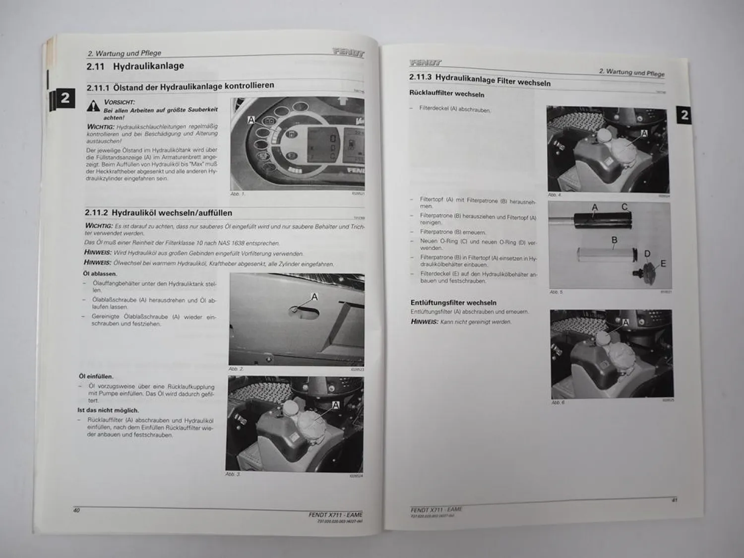 Fendt 714 716 718 720 722 724 Vario Traktor Betriebsanleitung Wartung 2012