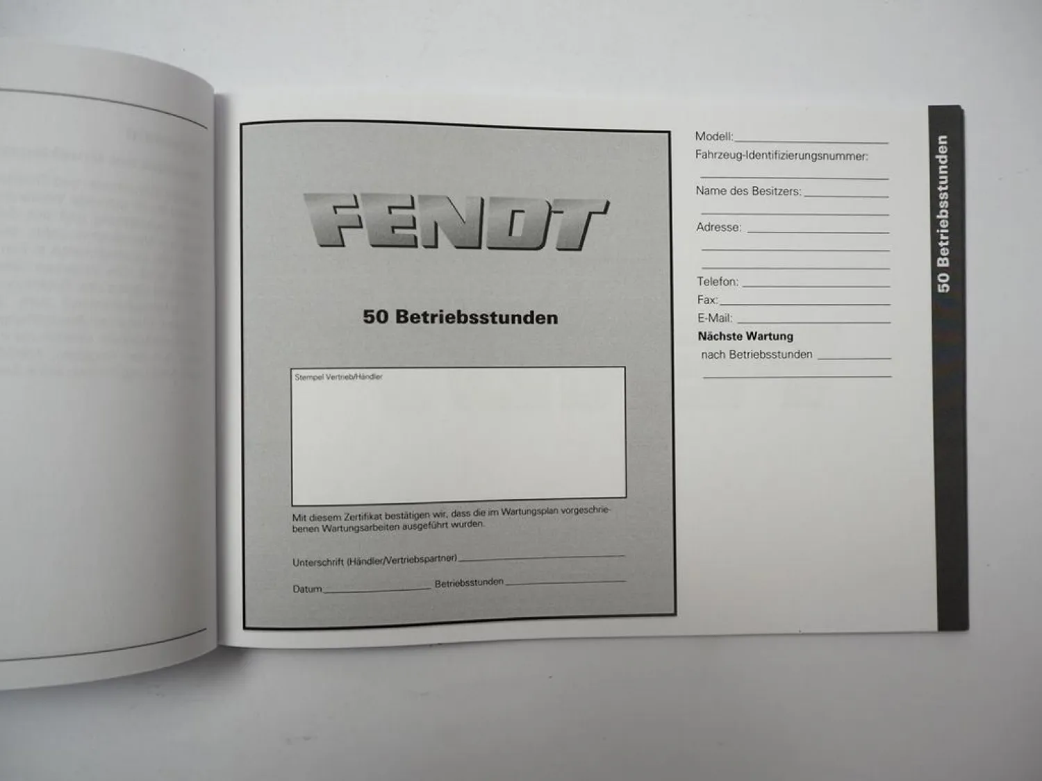 Fendt 714 716 718 720 722 724 Vario Traktor Betriebsanleitung Wartung 2012