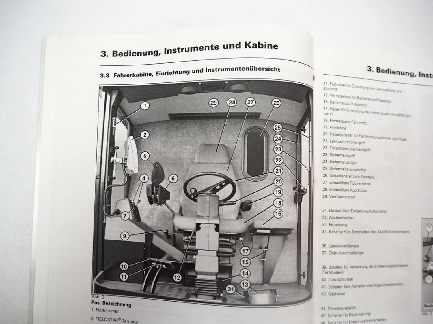 Fendt 8300 8350 Mähdrescher Betriebsanleitung Ersatzteilliste ca. 2005